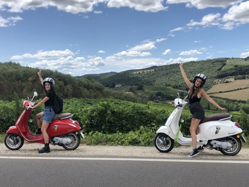 From San Gimignano: Chianti Half-Day Vespa Tour with Lunch - Key points at a glance