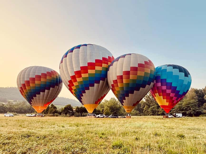 Hot air balloon flight in Tuscany - Key Points