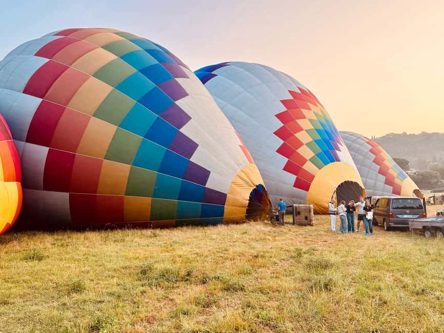 Hot air balloon flight in Tuscany - Roberto’s Commentary Adds More Than a View
