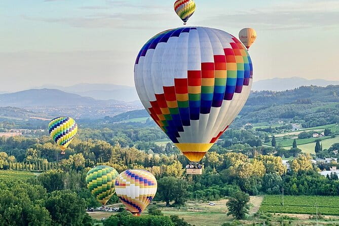 Hot Air Balloon ride in Tuscany countryside from Chianti - What the one-hour flight feels like