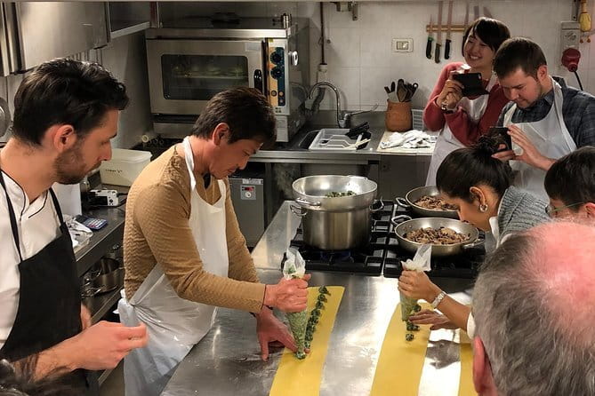 Italian Homemade Pasta Lesson In Florence - From professional kitchen to lunch in the wine cellar