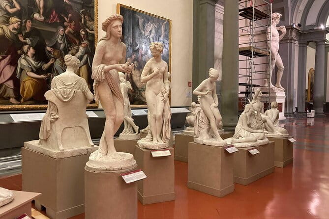 Michelangelo’s David Statue Fast Track Tickets - Colosso Hall and the first sculptures