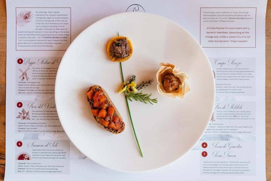 Montalcino: Gourmet Wine & Food Tasting - How much explanation should you expect?