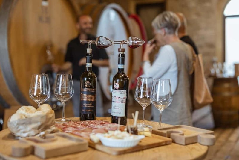 MONTALCINO : Wine Tasting with Tuscan Cold Cuts and Cheese - A small winery visit in the Montalcino hills