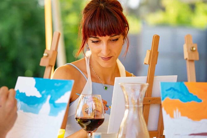 Paint And Drink Florentine Hills Art at La Birr'aia in Marignolle - Key points at a glance