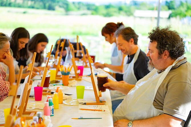 Paint And Drink Florentine Hills Art at La Birr'aia in Marignolle - Getting good value from the $60.23 price