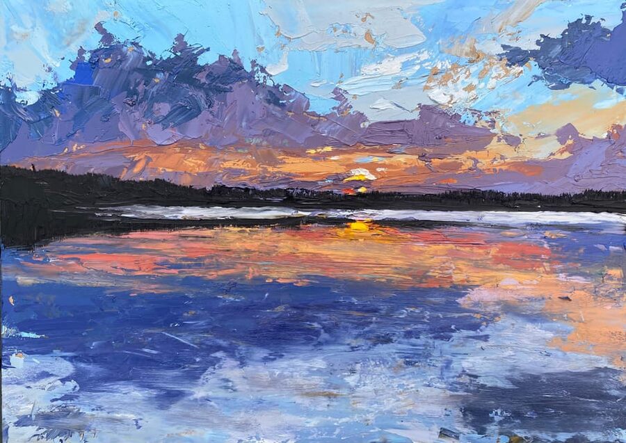 Palette Knife Painting Class Florence - Why palette knife painting makes a good Florence activity