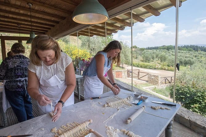 Pasta and Tiramisu Cooking Class with optional Local Market Tour - Kneading dough with only eggs and flour