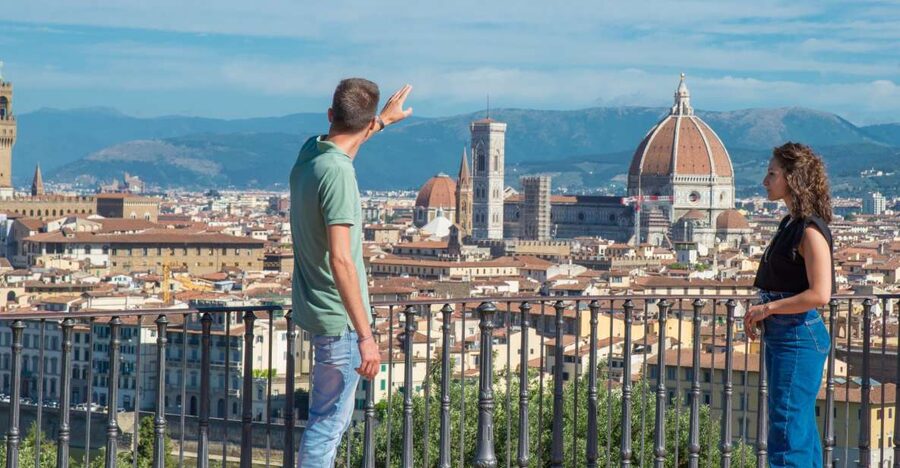 Private E-Bike Tour: Piazzale Michelangelo & Florence hills - Piazzale Michelangelo and the city below