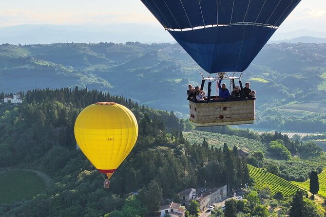 Private Tour: Tuscany Hot Air Balloon Flight from Firenze - Helping inflate the balloon before takeoff