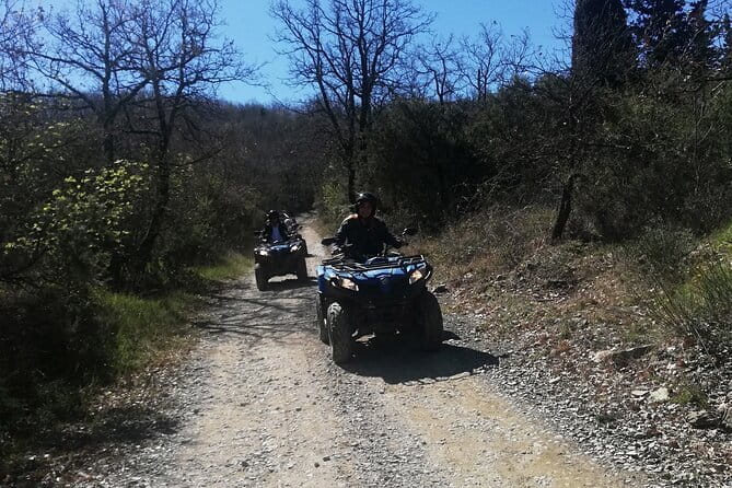 Quad Tour ATV Adventure in Chianti. Lunch and Wine Tasting - Learning to handle the quad