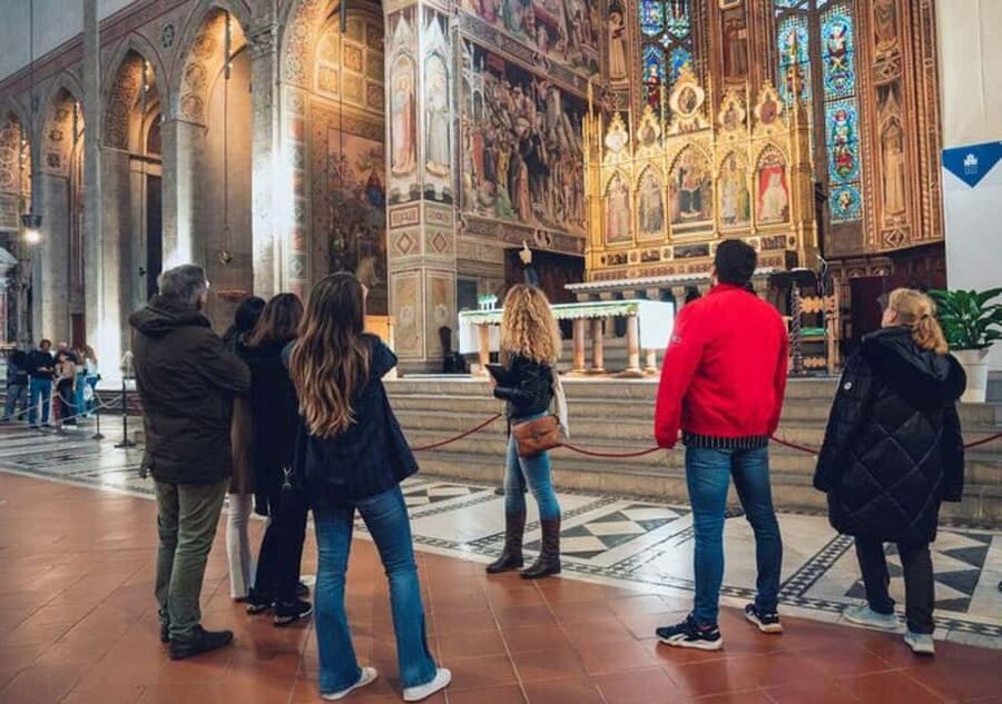 Santa Croce Church Guided Tour in Florence - The monumental cemetery and flood-damaged paintings