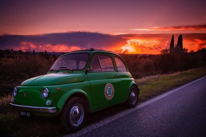 Self-Drive Vintage Fiat 500 Tour from Florence: Sunset Drive and Aperitivo - Key things to know before booking