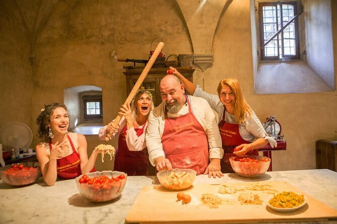 Small Group Pasta Making Class Wine Tasting in a Tuscan Castle - From Florence to Castello del Trebbio