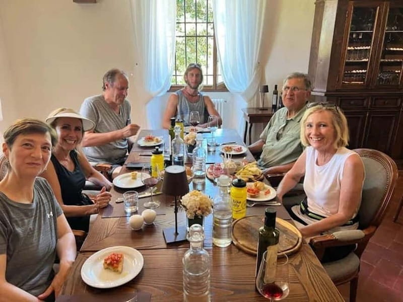 Sunset E-bike Tour of Tuscan & Florentine Hills with tasting - A Tuscan aperitivo with Chianti and olive oil