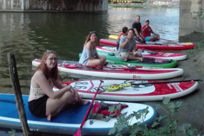 SUP at Ponte Vecchio with a Floating Drink – Florence Paddleboarding