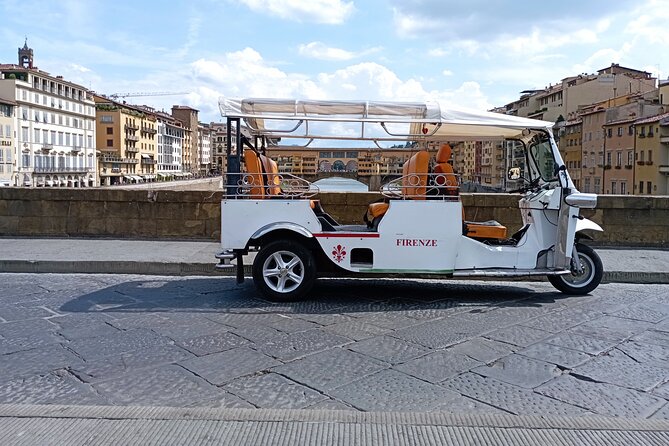 Tour panoramic di firenze o in golf cart etuktuk (Minimum 2 PAX) - Audio commentary and the question of a live guide
