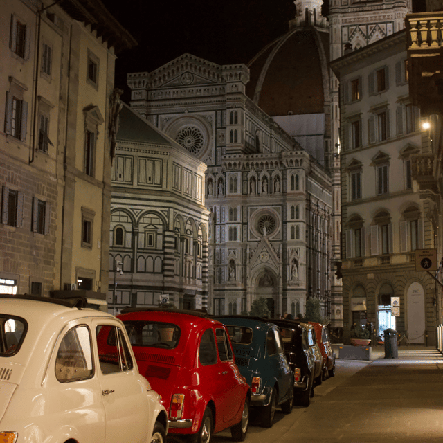 Tuscan Evening Tour: Fiat 500, 8:30 to 10 PM - Florence under lights and shadows