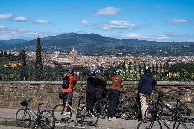 Tuscany Bike Tour with Wine, Oil and Food in the Florentine Hills - San Miniato al Monte and Florence from above