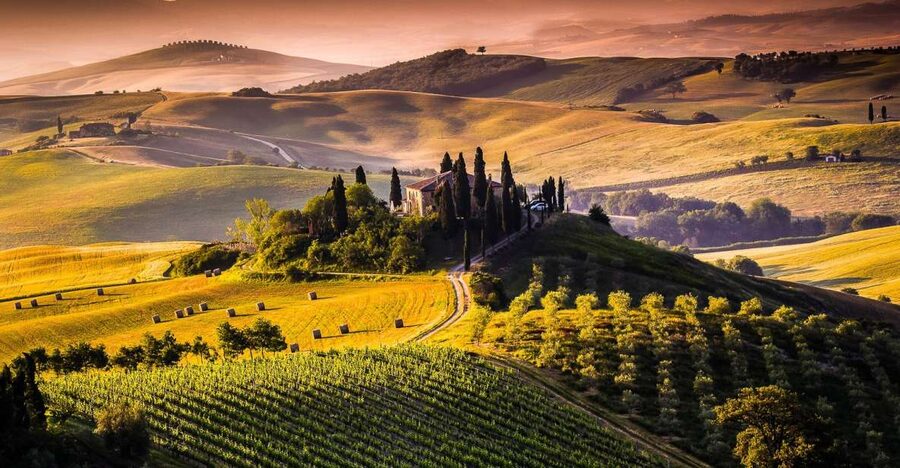 Tuscany: Chianti Wine Paradise Tour - A private road into the Chianti hills