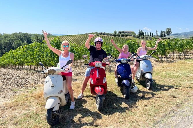 Tuscany Sunset Vespa tour with Dinner at a Chianti Winery - Key things to know before you book