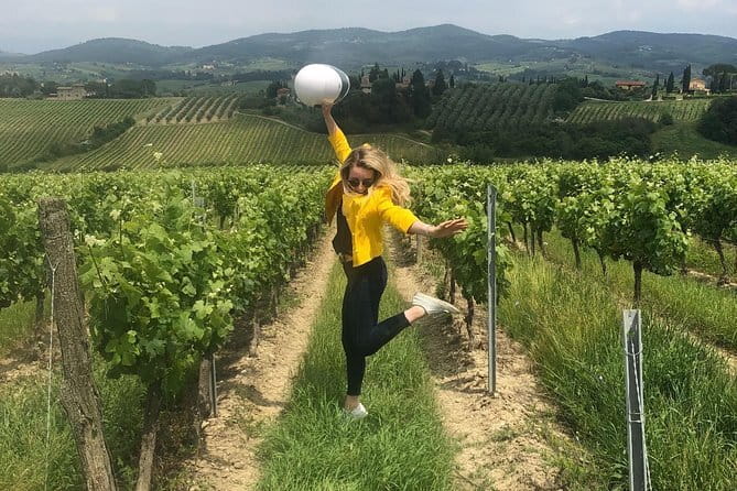 Tuscany Sunset Vespa Tour - Riding through vineyards and olive groves