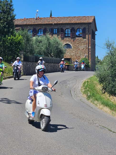 Tuscany: Vespa Tour with Traditional Lunch - Leaving Florence for the Chianti Rufina hills