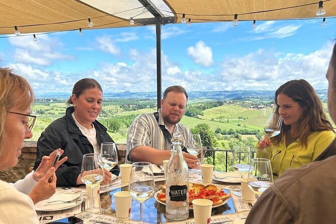 Tuscany Wine Tour: 2 Wineries & San Gimignano from Florence - First winery: food, conversation, and a generous tasting