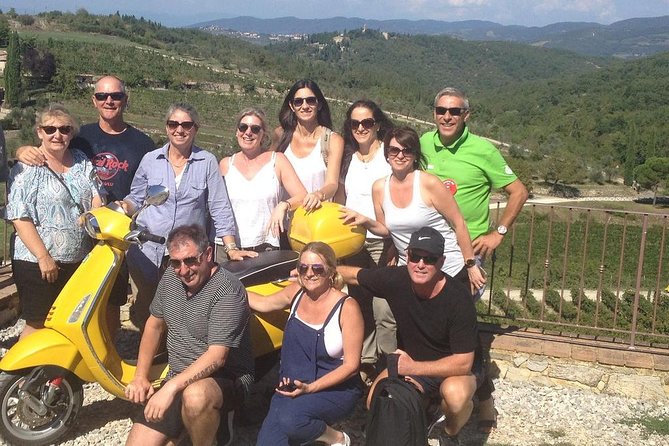 Vespa Tour in Chianti Small Group from Florence - Monteriggioni and the final village stop