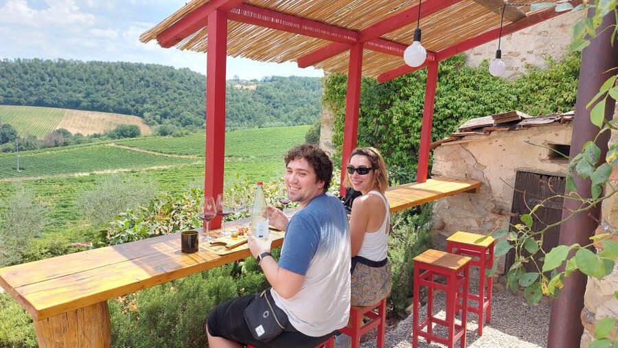 Wine Tour in Open Top Van - Greve in Chianti, a useful half-hour pause